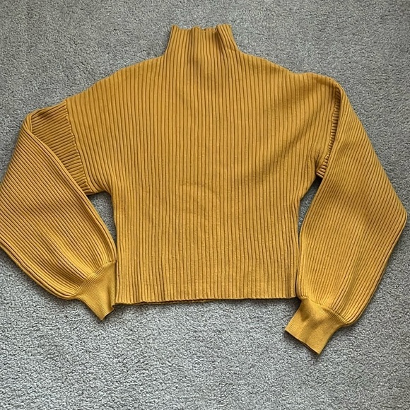Olivaceous Sweaters - “Olivaceous: Mock Neck Sweater size medium”